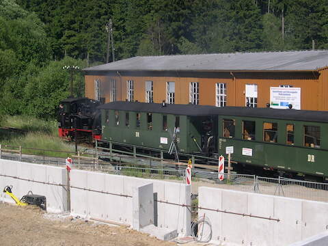 Meppel 99 4511-4 kam zur Überraschung der zahlreichen Gäste am Wochenende 17. und 18. Juli vor den Museumsbahnzügen zum Einsatz.