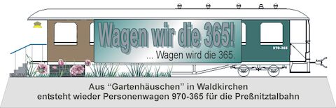 Logo zur Spendenaktion „Wagen wir die 365!“