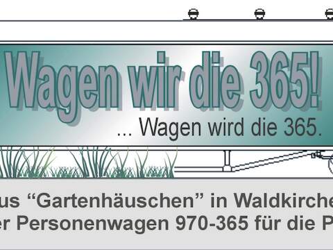 Logo zur Spendenaktion „Wagen wir die 365!“