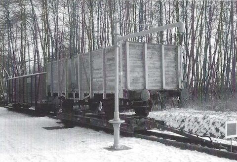 Jüngster Neuzugang beim Pollo ist dieser Regelspurwagen. Er soll die Technologie des Rollwagenverkehrs verdeutlichen.