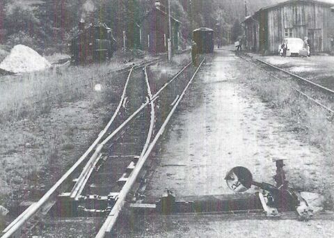 Der Bahnhof Carlsfeld 1964. In ähnlicher Form soll er noch dieses Jahr wieder zu erleben sein.