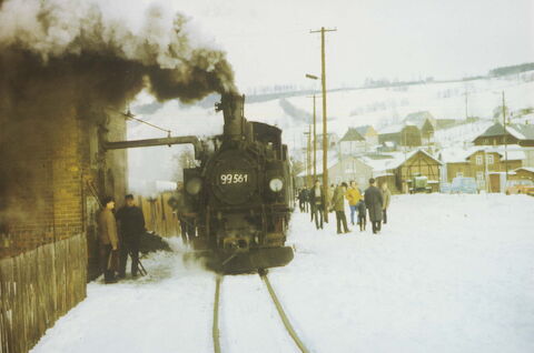 Am 13. Januar 1984 war der vorletzte Zug mit 99 1561-2 unterwegs.